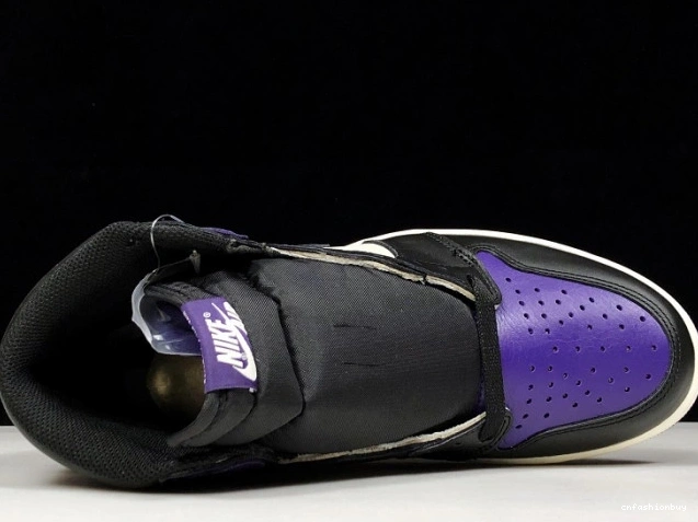Court Air 555088-501 Jordan 1 Purple 1018